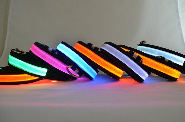 Pawvoo Light Up Dog CollarLeashes, Collars