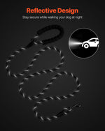 Pawvoo  Pet_store Rope Dog Leash, 6ft Heavy Duty Dog Leash With Comfortable PaddedLeashes, Collars