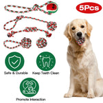 Pawvoo  Pet_store Set Of 5Pcs Rope Chew Toys Dog Interactive ToysDog toys