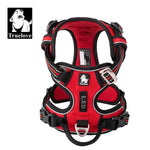 Pawvoo Pet Reflective Nylon Dog Harness No Pull  Dog Vest Safety Lead Walking