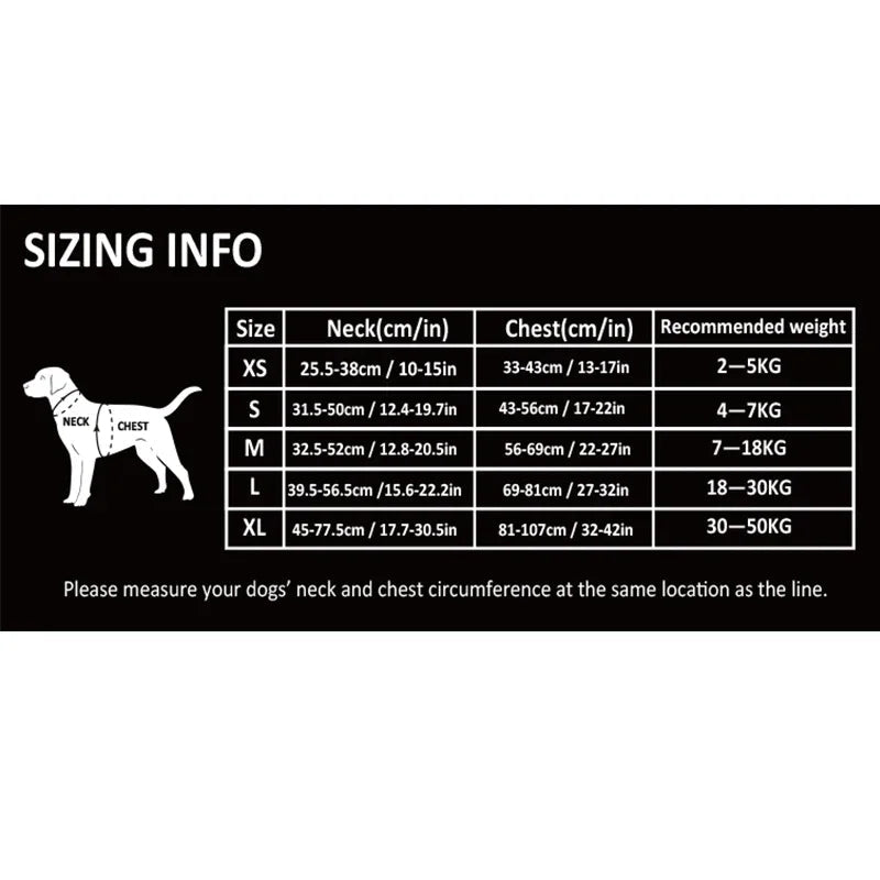 Pawvoo Pet Reflective Nylon Dog Harness No Pull  Dog Vest Safety Lead Walking