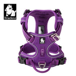 Pawvoo Pet Reflective Nylon Dog Harness No Pull  Dog Vest Safety Lead Walking
