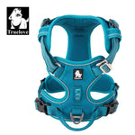 Pawvoo Pet Reflective Nylon Dog Harness No Pull  Dog Vest Safety Lead Walking