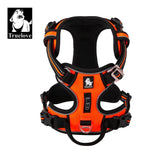 Pawvoo Pet Reflective Nylon Dog Harness No Pull  Dog Vest Safety Lead Walking